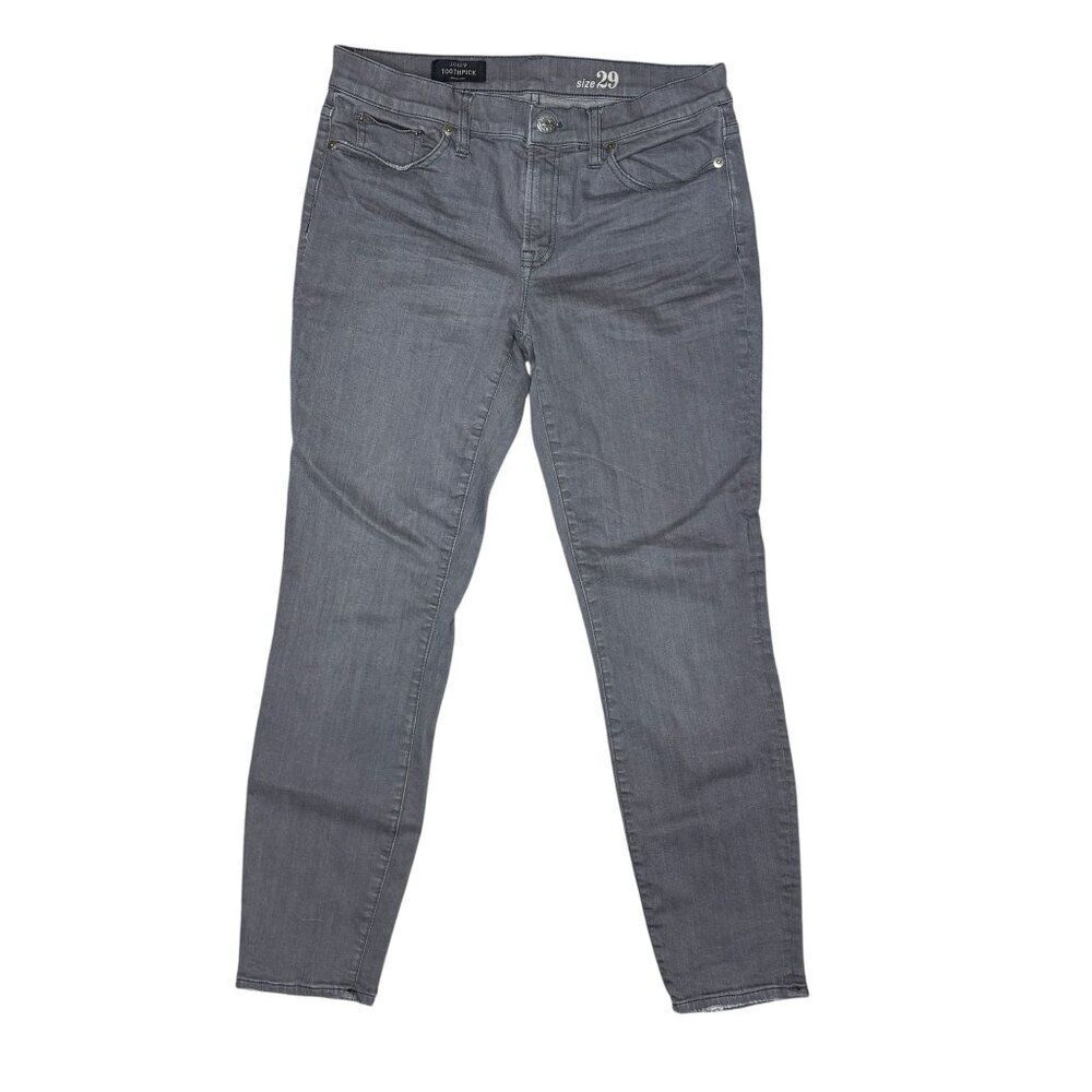 J.Crew Toothpick Skinny Jeans Size 29 Gray Denim Jegging